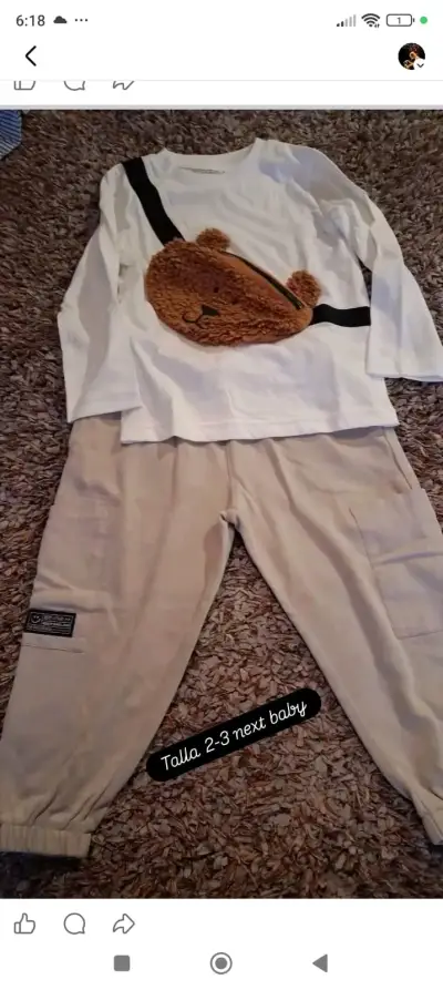 Conjunto de ropa infantil talla 2-3 años - miniatura 1