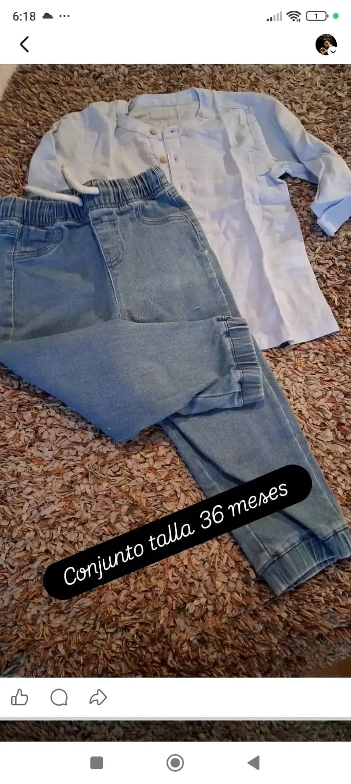 Conjunto de ropa infantil talla 2-3 años - 4