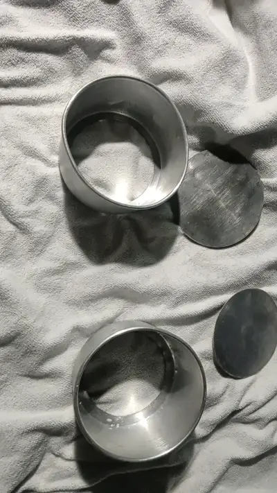 Set de moldes circulares de acero inoxidable - miniatura 1