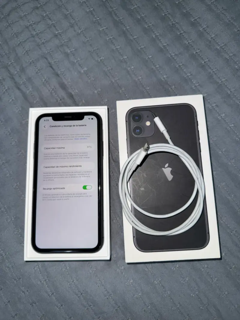 iPhone 11 Negro 64GB en Perfecto Estado - 4