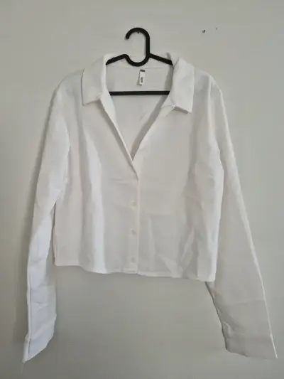 Camisa Blanca Manga Larga para Mujer - miniatura 2
