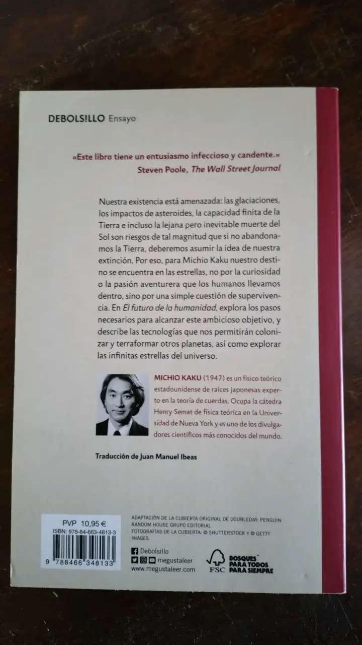 Libro 'El futuro de la humanidad' de Michio Kaku - 2
