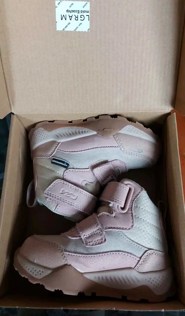 Botines impermeables para niños color beige - 3
