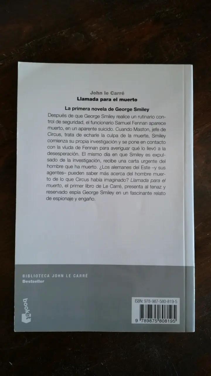 Libro 'Llamada para el muerto' de John le Carré - 2
