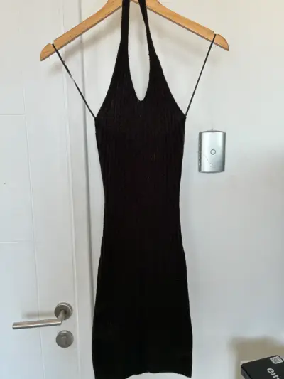 Vestido negro de punto H&M Divided - miniatura 3