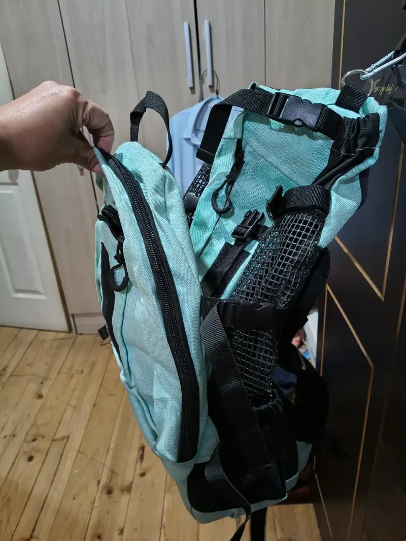 Mochila verde K9 para llevar a tu 🐶 - 2