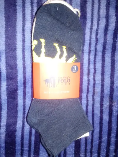 Pack de 3 calcetines The King's Polo Club. - miniatura 1