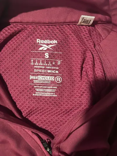 Polera deportiva Reebok Speedwick burdeo - miniatura 3