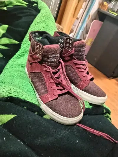 Zapatillas Supra Muska Skytop burdeos - miniatura 1