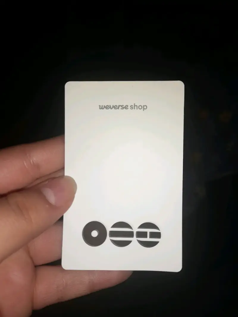 BTSPhotocard, llavero film colección Weverse Shop - 6