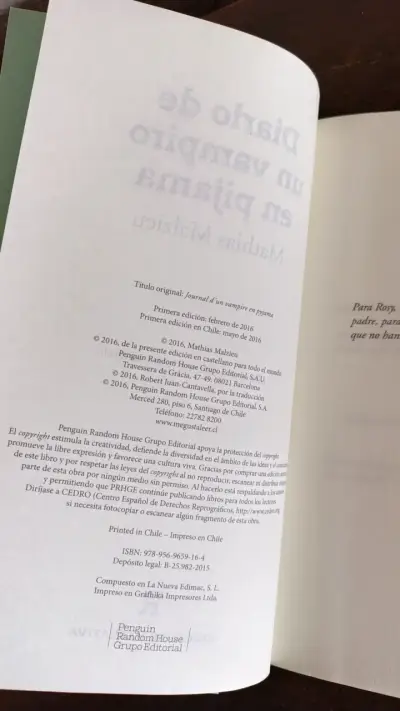 Libro Diario De Un Vampiro En Pijama d Mathias Mal - miniatura 3