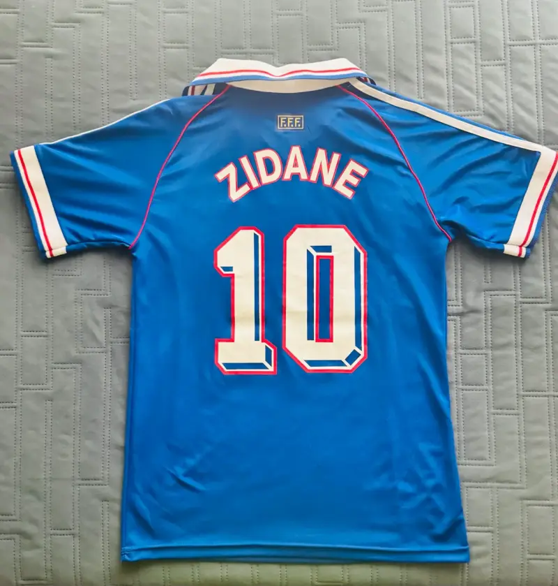 Camiseta Francia Mundial 98 Zidane Adidas - 2