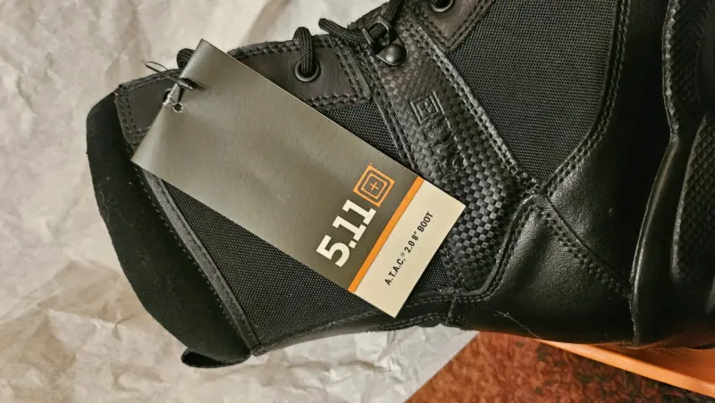Botas tácticas negras 5.11 A.T.A.C. 8" - 2