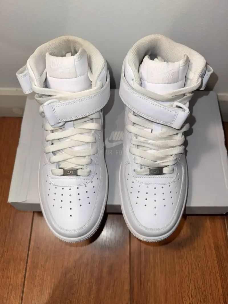Zapatillas Nike Air Force 1 Mid Blancas - 2