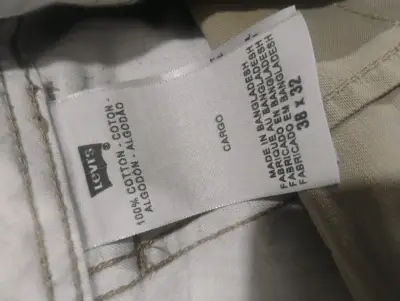 Pantalones cargo Levi's Loose Straight beige - miniatura 5