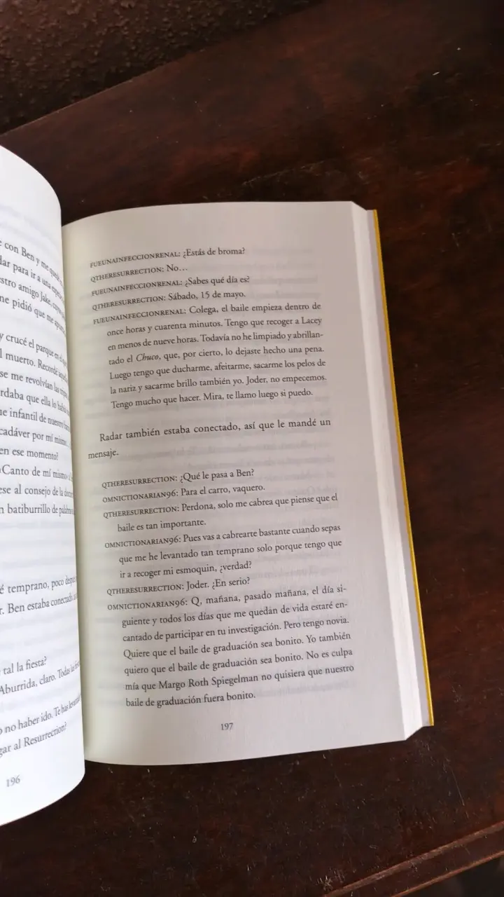 Libro Ciudades de Papel de John Green - 3