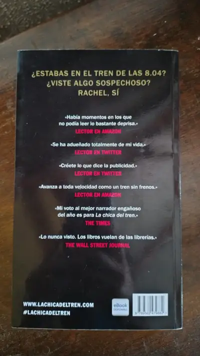 Libro La Chica del Tren de Paula Hawkins - miniatura 2