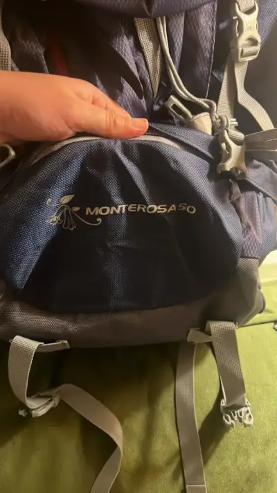 Mochila  azul MONTEROSA 50 Ltros DOITE - miniatura 2