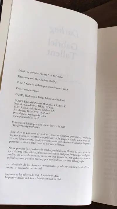 Libro 'Darling' de Gabriel Tallent en buen estado - miniatura 3