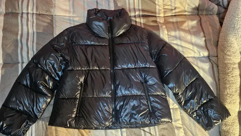 Chaqueta Puffa negra Old Navy Talla S - 3