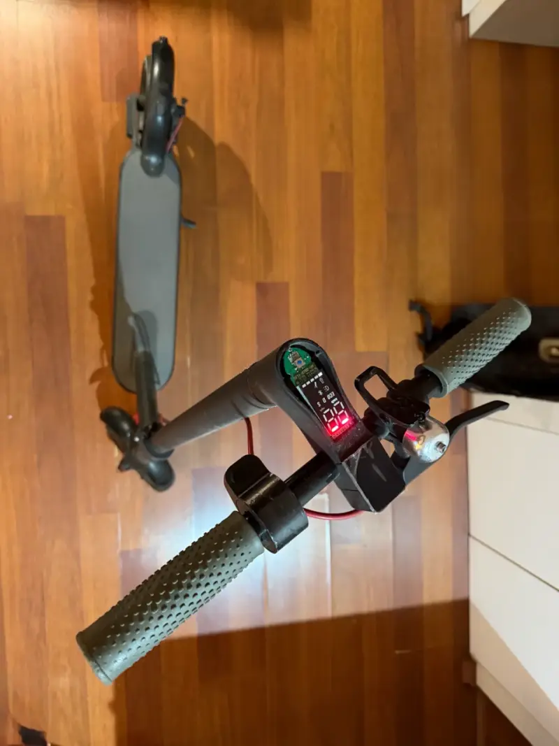 Scooter eléctrico plegable con luz LED - 2