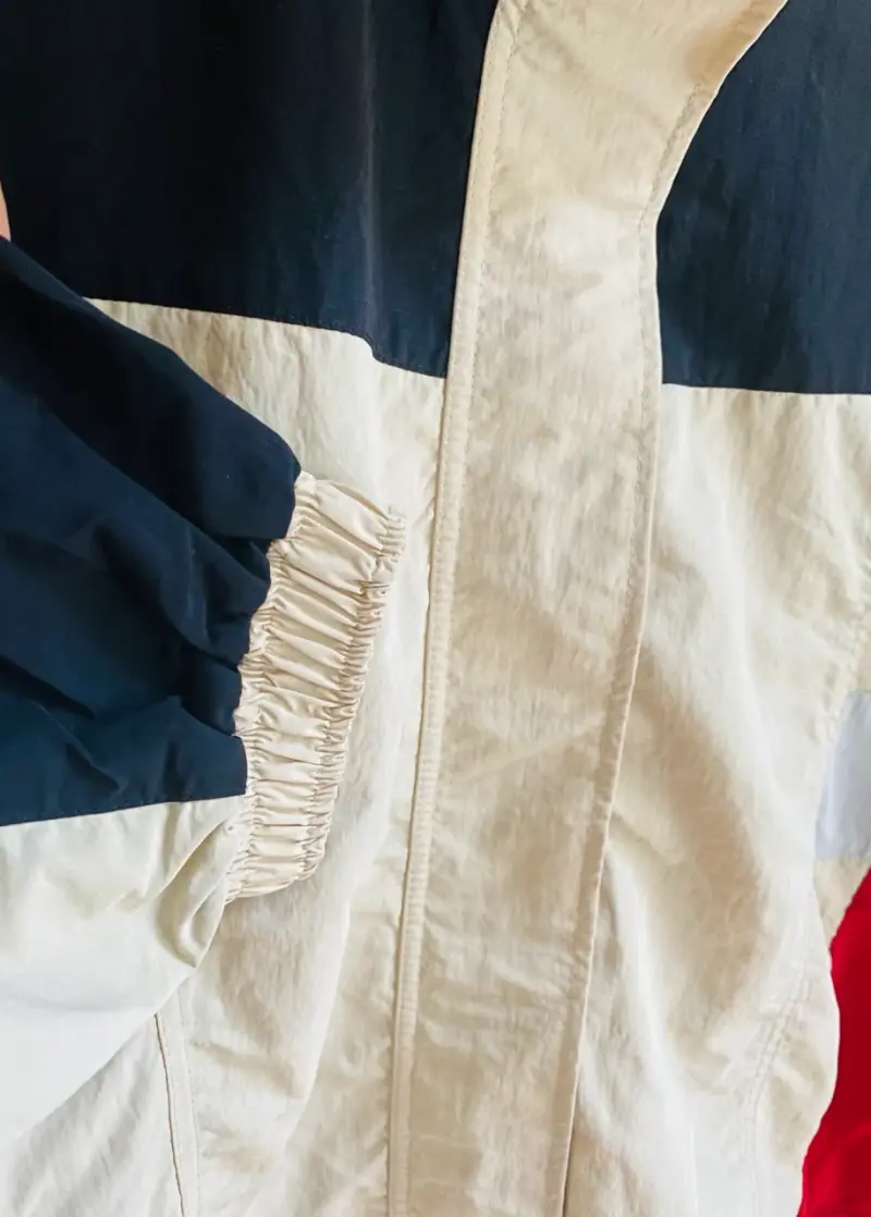 Chaqueta cortaviento tricolor para mujer - 6