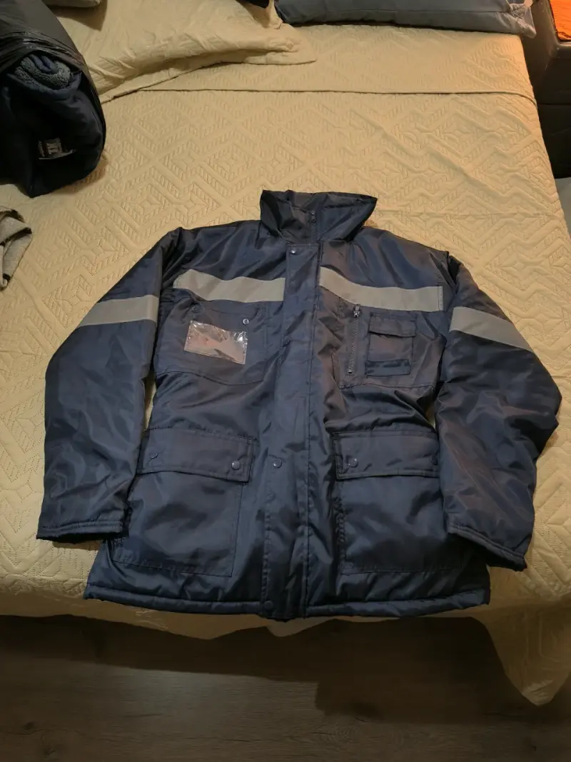 Chaqueta de Trabajo Reflectante Azul Bufalo - 1