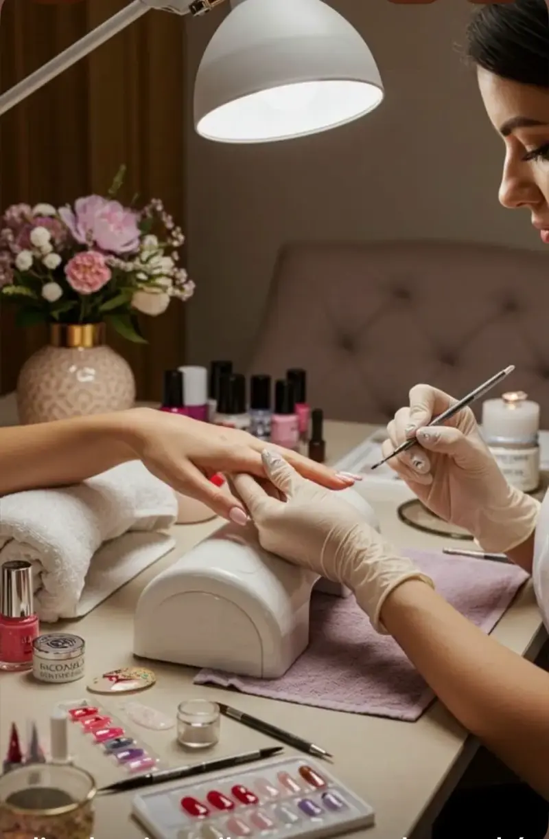 Servicio de Manicure , limpieza profunda .