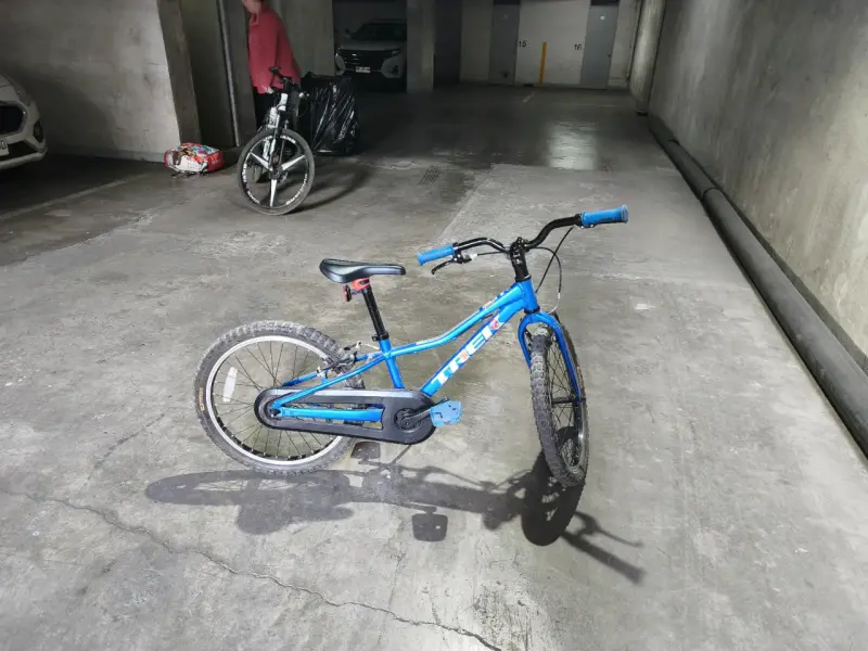 Bicicleta infantil Trek azul con frenos de mano - 4