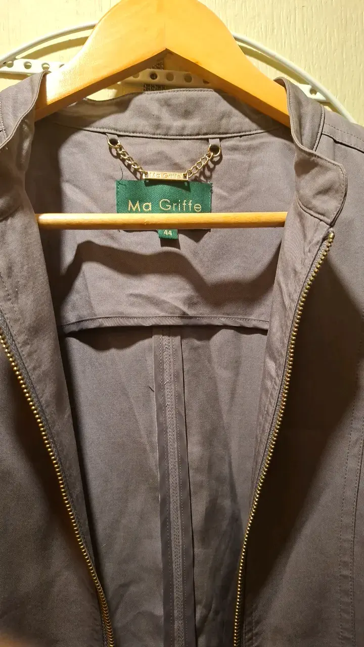 Chaqueta gris con cierre Ma Griffe - 1