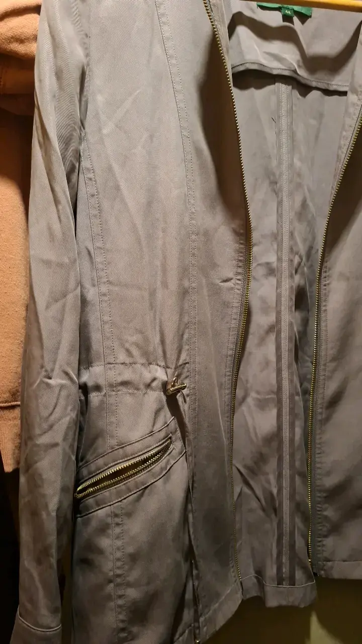 Chaqueta gris con cierre Ma Griffe - 3