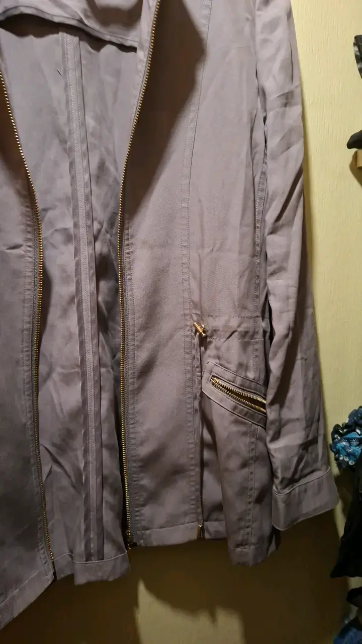 Chaqueta gris con cierre Ma Griffe - 5
