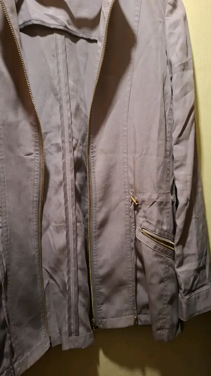 Chaqueta gris con cierre Ma Griffe - 6