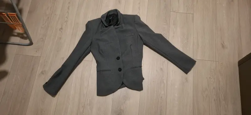 Blazer formal gris para mujer Flame talla M - 2