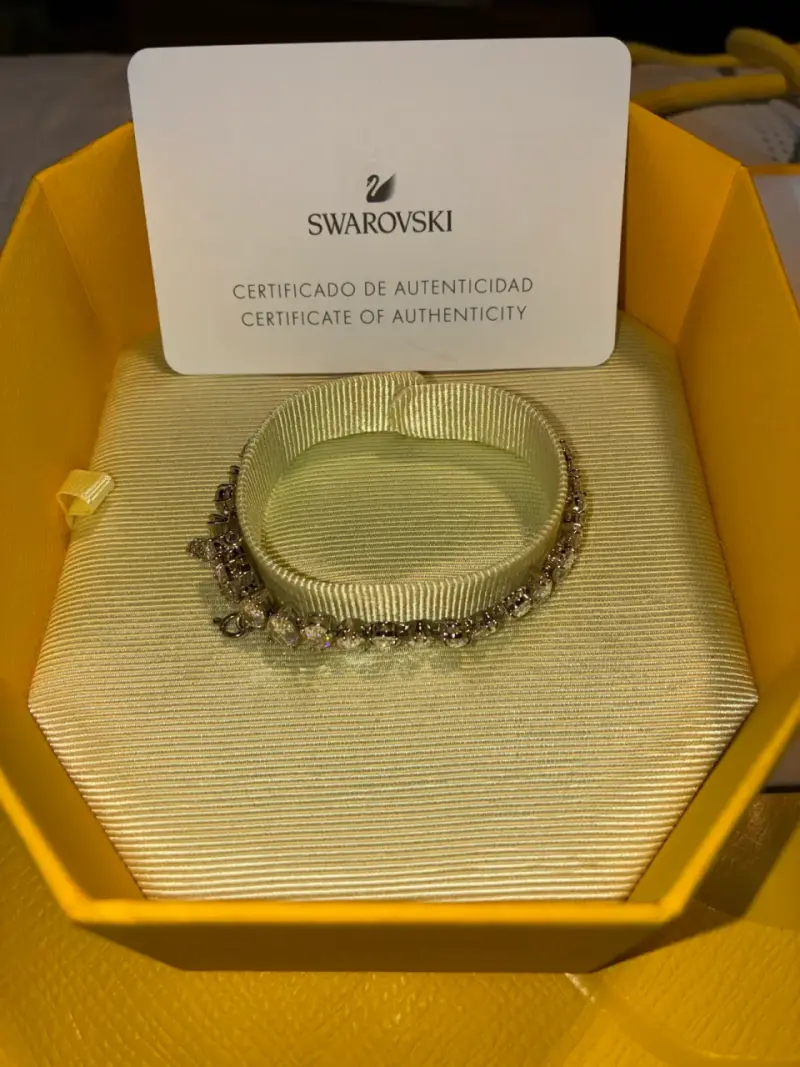 Pulsera Swarovski con cristales brillantes - 3