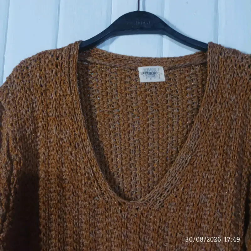 Suéter de punto marrón Umbrale para mujer - 2