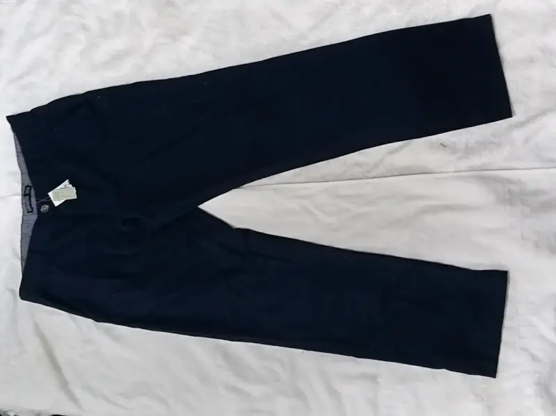 Jeans de mezclilla azul oscuro para hombre - 1