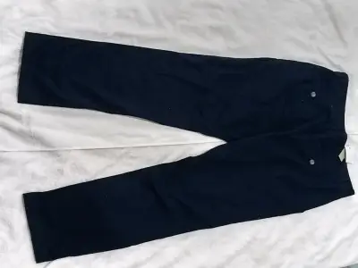 Jeans de mezclilla azul oscuro para hombre - miniatura 2