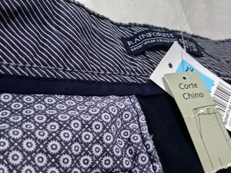 Jeans de mezclilla azul oscuro para hombre - 3