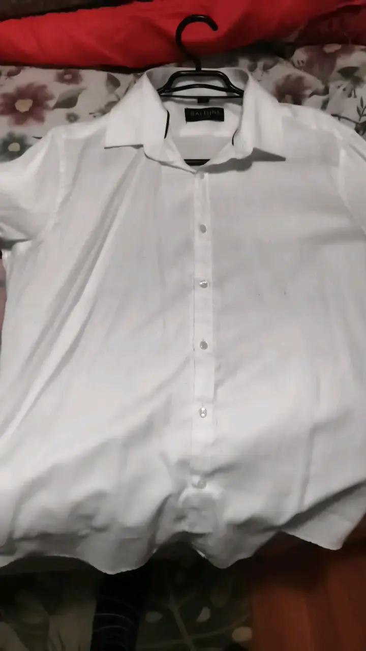 Camisa blanca de hombre marca Baltini - 1
