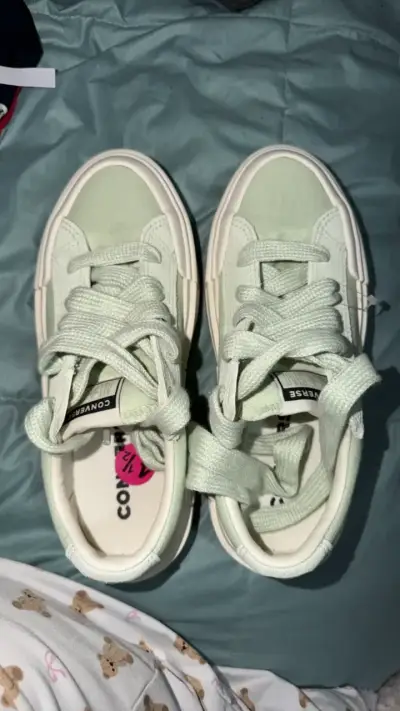 Zapatillas Converse verde claro - miniatura 1