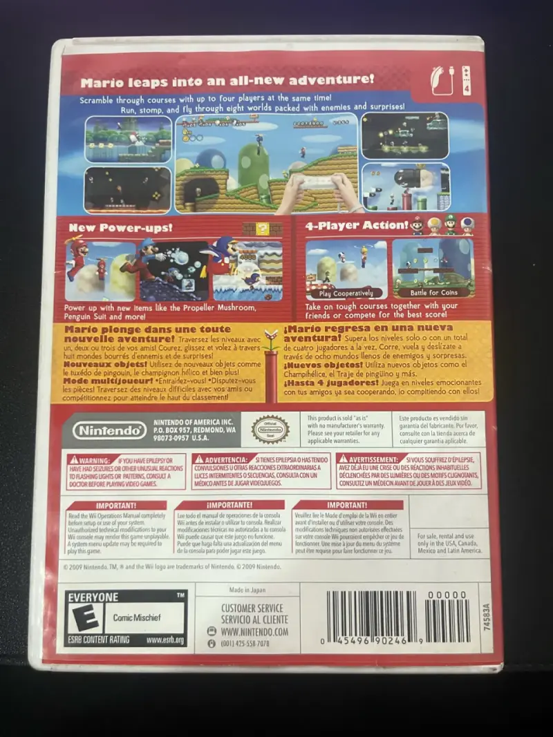 Juego New Super Mario Bros para Wii - 2