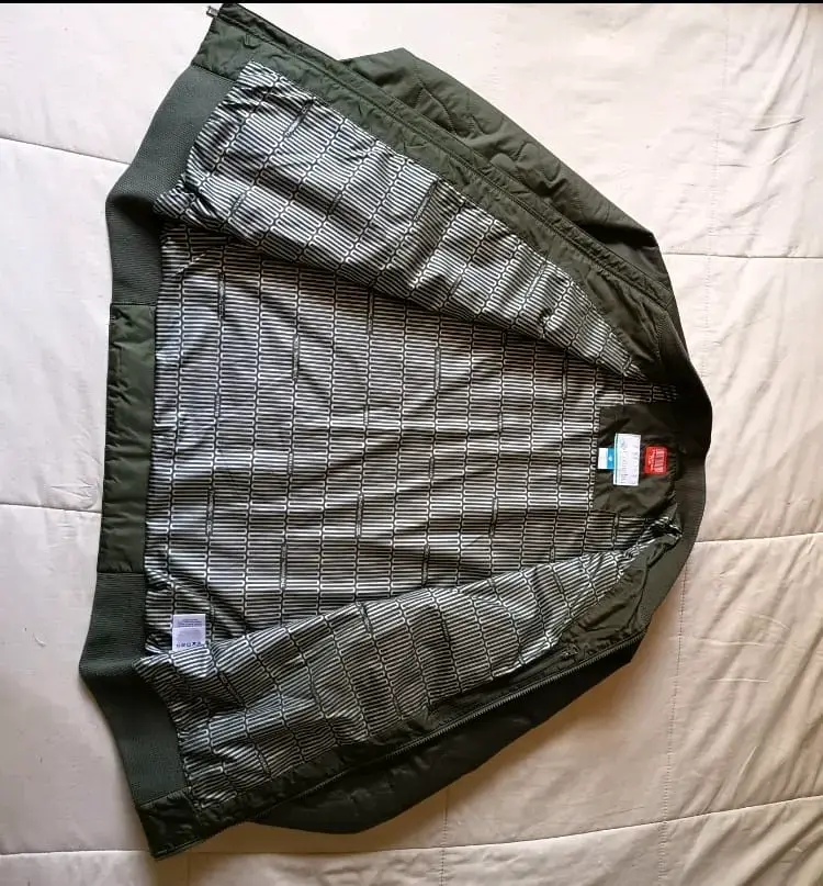 Chaqueta Columbia verde térmica para hombre - 2