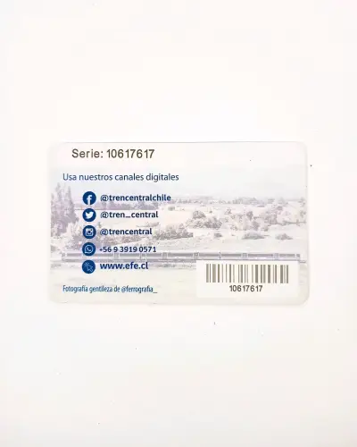 Tarjeta TrenCentral. - miniatura 2