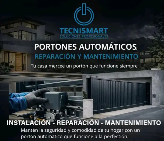 Servicio de Instalación de Portones Automáticos Tecnismart - 1