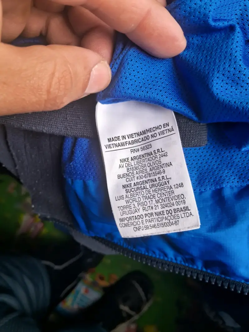 Chaqueta Nike Francia 2018 Azul con Capucha - 5