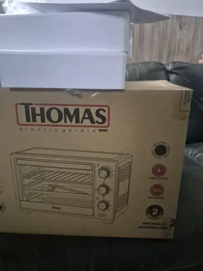 Horno Eléctrico Thomas 16L Negro 1500W - miniatura 1