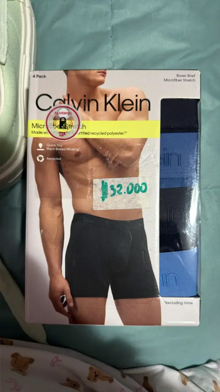 Pack de 4 bóxers Calvin Klein microfibra Talla M - 3