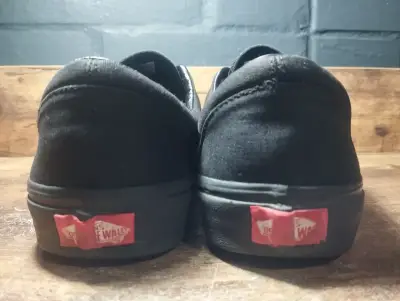 Zapatillas vans era black talla 9.5, 42,5 (27,5 cm - miniatura 5