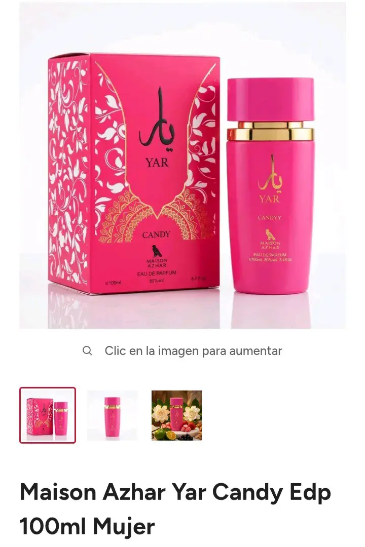 Perfume Maison Azhar Yar Candy 100ml Mujer - 4